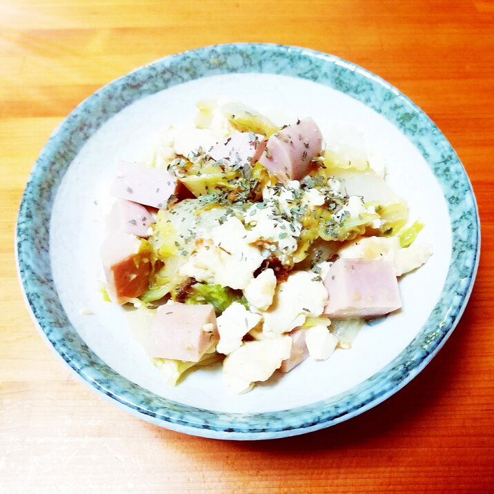 クミン風味♪白菜と豆腐の味噌炒め